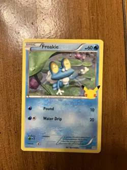 Pokemon TCG McDonald'S 25th Anniversary Celebrations - 22/25 Froakie - Image 1