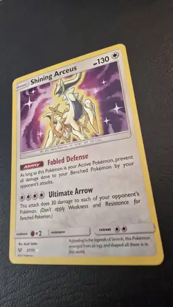 Pokemon TCG Shining Arceus Shining Legends 57/73 Reverse Holo Holo Rare - Image 3