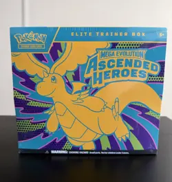 Pokemon TCG Mega Evolution Ascended Heroes Elite Trainer Box Sealed - Image 1