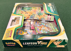 NEW Pokemon TCG Leafeon VStar Special Collection Box Evolving Skies ES FS packs - Image 4