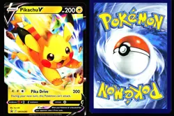 PIKACHU V SWSH285 HOLO PROMO SWORD & SHIELD PROMO POKEMON LP - Image 3