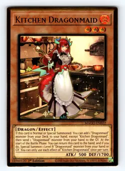 Yugioh Kitchen Dragonmaid MAGO-EN022 Gold Rare - NM 💎 - Image 1
