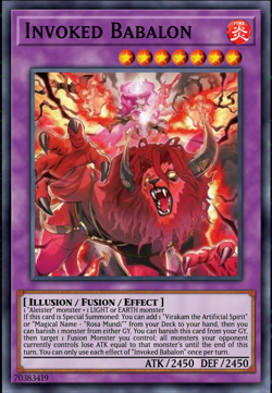 Yugioh! Invoked Babalon CHAOS ORIGINS PREORDER - Image 1
