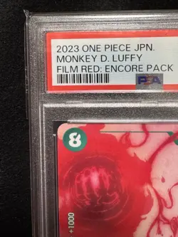 PSA10 Monkey D Luffy Film Red Encore Pack Promo P-061 One Piece Card - Image 4