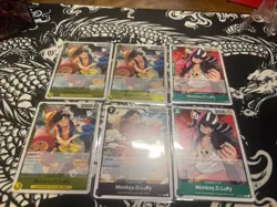 One Piece TCG Luffy Lot x6 English - Image 1
