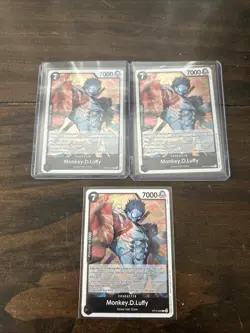 LOT of 3 - Monkey.D.Luffy OP15-092 One Piece Foil Rare Holofoil English MINT! - Image 1