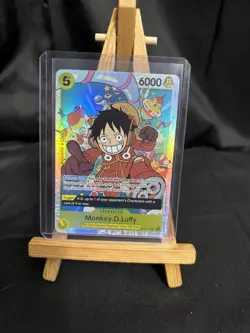 Monkey D. Luffy OP13/OP14/OP07 Bandai 5-Card Lot Holo One Piece English - Image 2