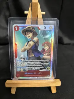 Monkey D. Luffy OP13/OP14/OP07 Bandai 5-Card Lot Holo One Piece English - Image 4