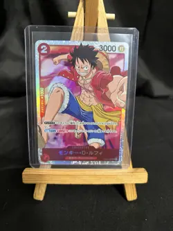 Monkey D. Luffy OP13/OP14/OP07 Bandai 5-Card Lot Holo One Piece English - Image 5