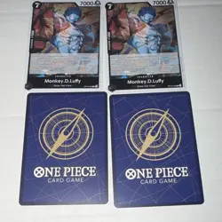 Play set One Piece Card Game Monkey D. Luffy OP05-062 Full Art Lot English - Image 2