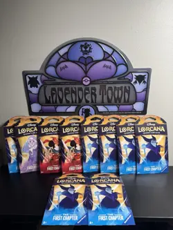 Bundle of 10 Disney Lorcana The First Chapter: Sleeved Blister Booster Pack - Image 1