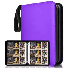 9 Pocket Trading Card Binder, 900 Pockets Basketball Binder for MTG, Top Load... - Image 1