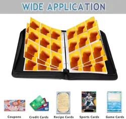 9 Pocket Trading Card Binder, 900 Pockets Basketball Binder for MTG, Top Load... - Image 5