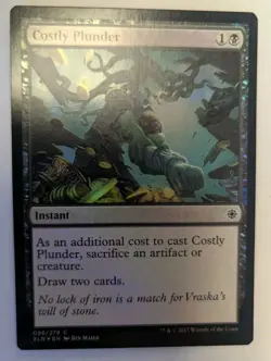 Costly Plunder Ixalan Foil - MTG - Image 1