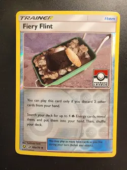 3x Fiery Flint - 60a/70 (Pokemon League) Reverse Holo - League & Champions - Image 4