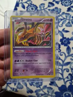 LP Pokemon Giratina XY184 - - Black Star Promo - Cosmos Holo - Image 1