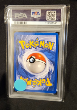 2000 Pokemon Gyarados 007/130 Base Set 2 Holo Rare PSA 8 - Image 2