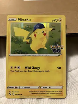 Pokemon Pikachu Holo Rare 028/078 + Pikachu 027/078 From Pokemon Go NM Condition - Image 3