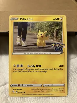 Pokemon Pikachu Holo Rare 028/078 + Pikachu 027/078 From Pokemon Go NM Condition - Image 4