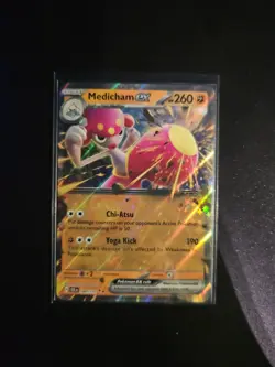 Medicham EX 080/142 Stellar Crown Pokemon Double Rare, Near Mint Condition - Image 1