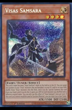 Yugioh Visas Samsara - MP24-EN108 - Prismatic Secret Rare - 1st Edition NM - Image 2