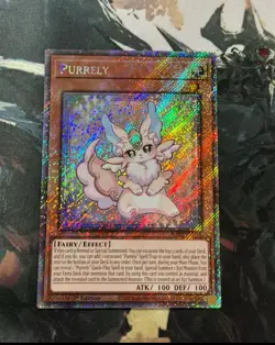 Yugioh Purrely Ra02-En018 Platinum Secret Rare 1st ED NM - Image 1