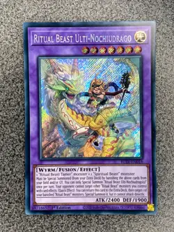 Ritual Beast Ulti-Nochiudrago BLTR-EN018 1st Edition NM YuGiOh Terminal Revenge - Image 1