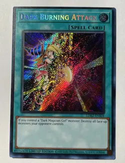 Dark Burning Attack - LDK2-ENS04 - Secret Rare Near Mint Limited Edition Yugioh - Image 2