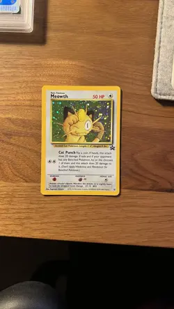 MEOWTH - #10 Black Star Promo - Holo - Pokemon Card - NM - Near Mint - Image 1