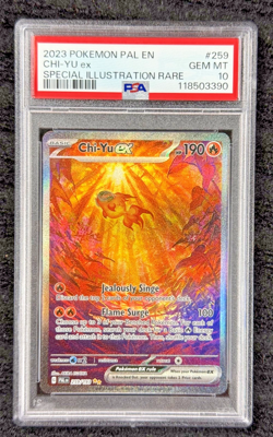 Pokemon TCG Chi-Yu EX Holo Trading Card 259/193 Sv02 Paldea Evolved PSA 10 - Image 1