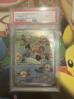Pokemon TCG Clobbopus Illustration Rare Card 207/191 Surging Sparks - Image 1