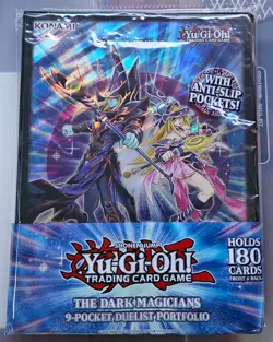 NEW Yu-Gi-Oh! The Dark Magicians 9-Pocket Portfolio Binder Holds 180 Cards - Image 1