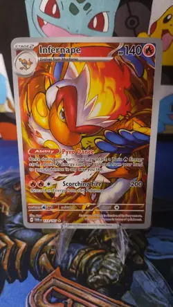 Infernape Holo Pokemon Card 173/167 Sv06 Twilight Masquerade TCG - Image 1