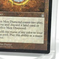 Mox Diamond Stronghold 1998 MTG Magic The Gathering Card - Image 4