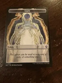 2025 Magic The Gathering Bloomburrow #T1/T25 Copy/Otter Token - Image 1