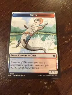 2025 Magic The Gathering Bloomburrow #T1/T25 Copy/Otter Token - Image 2