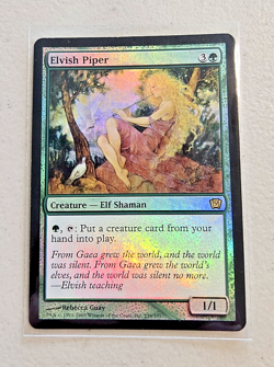 Magic The Gathering FOIL 9th Edition Elvish Piper #239/350 MTG TCG CCG - Image 1