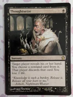 MTG Magic the Gathering Thoughtseize (107/260) Theros NM - Image 1