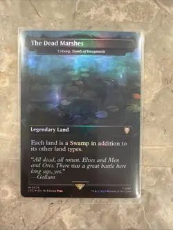 MTG Magic Urborg, Tomb Of Yawgmoth x1 Lord Of The Rings -The Dead Marshes - FOIL - Image 1