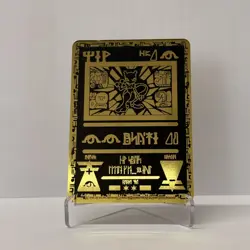 1999-2000 Wizards Gold Metal Pokemon Card-Collectible Gift Display！ - Image 1