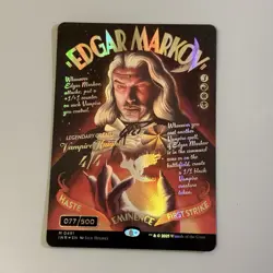 Edgar Markov Serialized 77/500 Innistrad Remastered NM MTG (READ DESCRIPTION) - Image 1