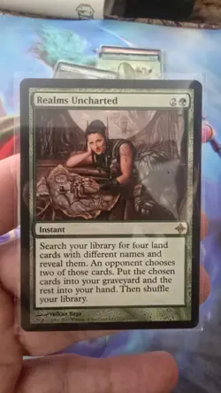 Wizards of the Coast Realms Uncharted Rare Instant Green 206 - Image 1