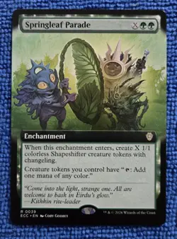 MTG 1x Springleaf Parade (Extended Art) [ECC - 39] - Image 1