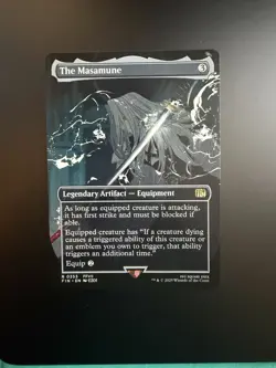 MTG Final Fantasy English The Masamune Borderless 0353 Non-Foil - Image 1