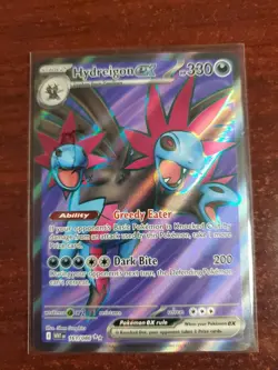 Hydreigon EX 161/086 Pokemon TCG Black Bolt White Flare Ultra Rare FULL ART - Image 1