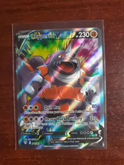 Rhyperior V - 181/189 - Ultra Rare - Darkness Ablaze - Pokemon Card - Image 1