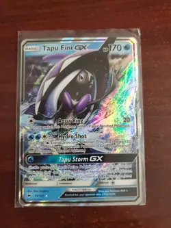 Tapu Fini GX - 39/147 Burning Shadows Ultra Rare Pokemon - Image 1