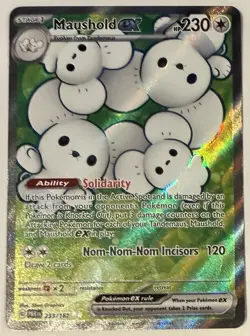 Maushold ex Pokemon (2023) Paradox Rift 233/182 Near Mint - Image 1