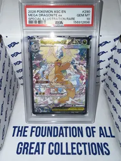 2026 Pokemon Ascended Heroes Mega Dragonite Ex SIR #290/217 PSA 10 GEM MINT - Image 3