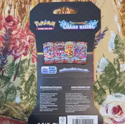 Pokemon TCG Mega Evolution Chaos Rising Booster Pack Lot 4 Packs English - Image 2